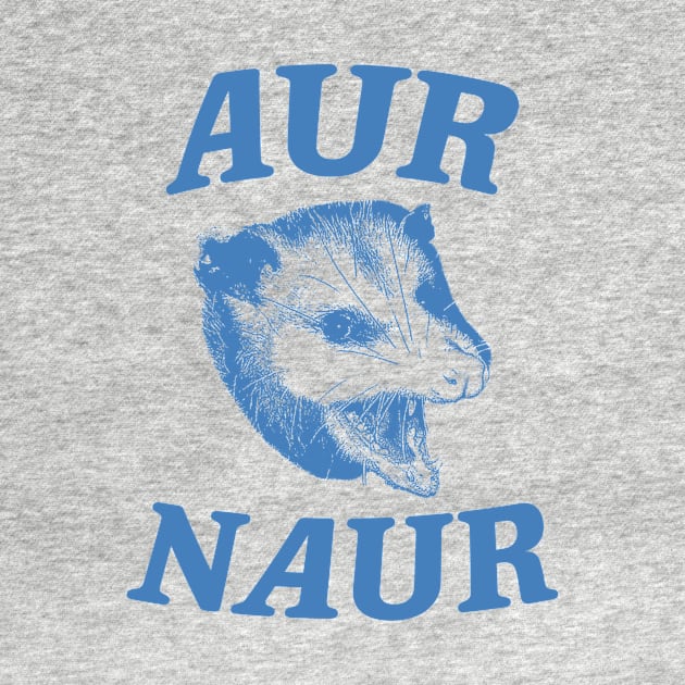 Aur Naur Shirt, Possum Weird Opossum Funny Trash Panda by Y2KERA